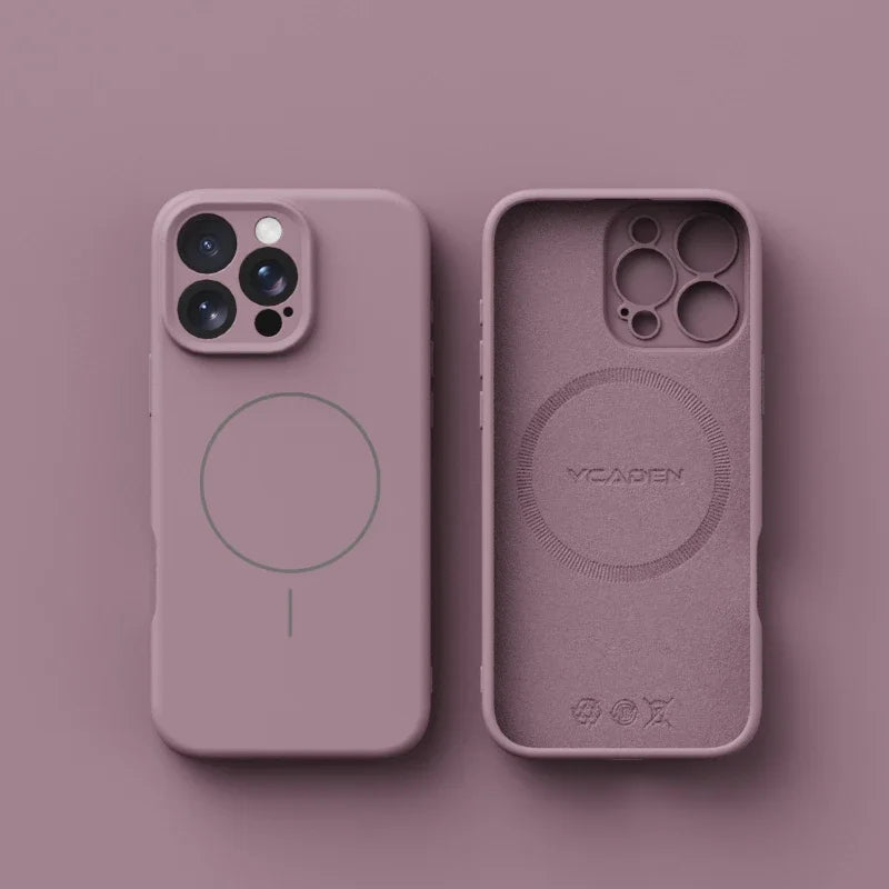 Original Liquid Soft Silicone For Magsafe Wireless Charge Magnetic Case For iPhone 16 Plus 15 14 13 12 Pro Max 11 Cover