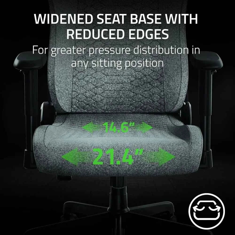 Razer Iskur V2 X Ergonomic Gaming Chair: Enhanced Lumbar Support, Expanded Seat, High-Density Foam, Adjustable 152 Degrees