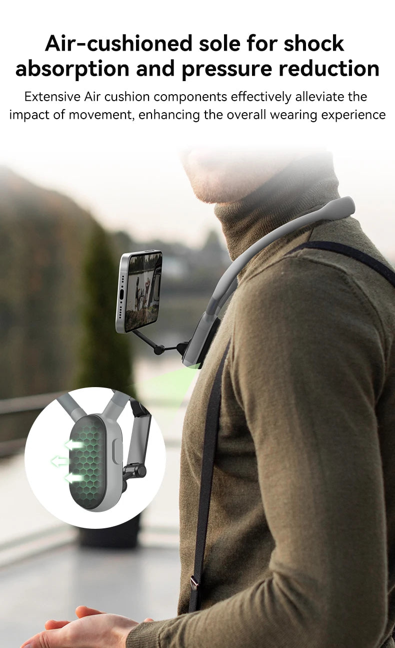 TELESIN Silicone Phone Magnetic Neck Mount Quick Release Hold for Iphone 17 16 15 14 13 SAMSUNG HUAWEI XIAOMI Phone Accessories