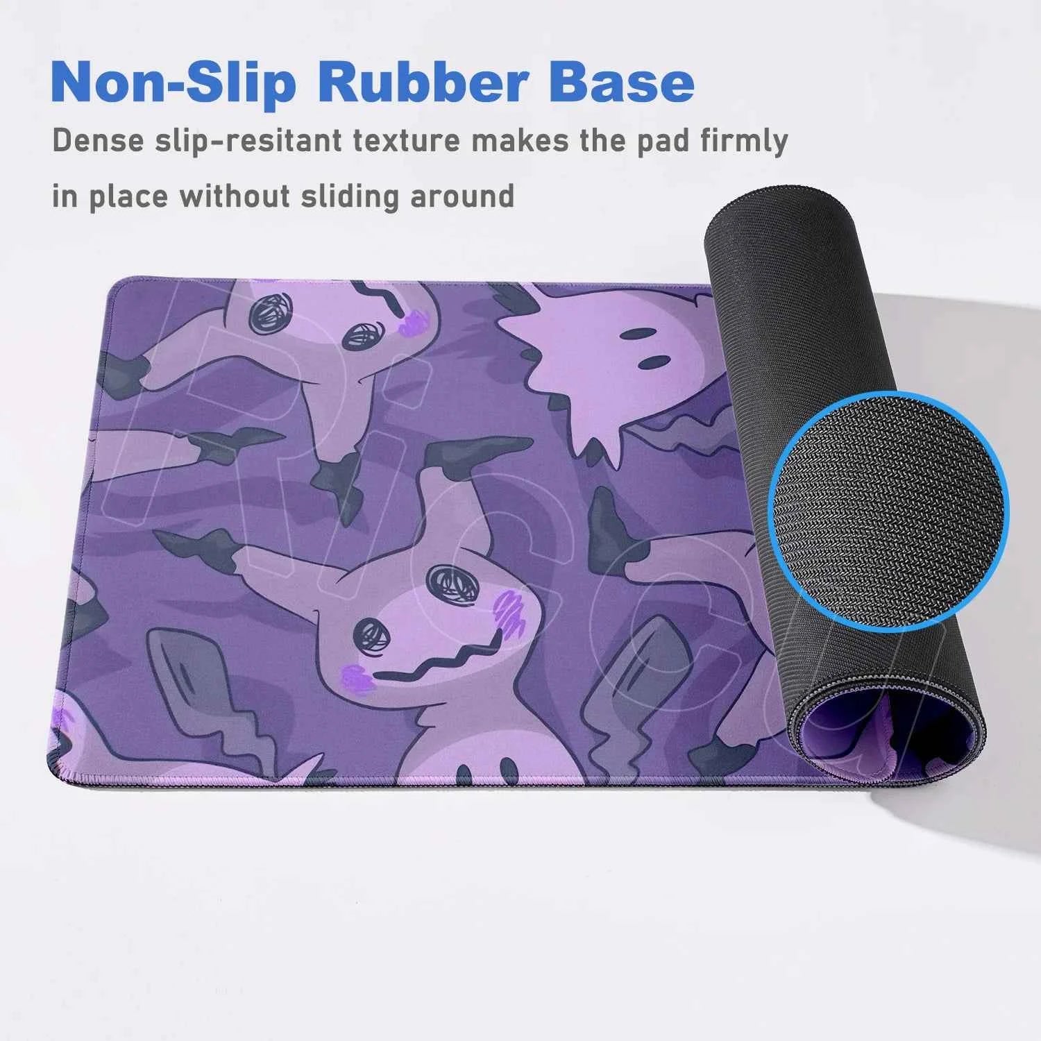 HD Rubber Non-slip Mouse Pads Gaming P-Pokemons Mimikyu Mousepad Mouse Pad Kawaii Large Gamer XXL Pc Keyboard Desk Mouse Mat Rug