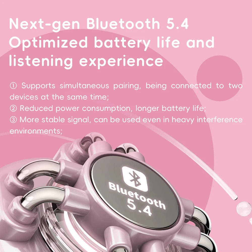 FiiO ANYTIME Bluetooth 5.4 Wireless Headphone with Noise Cancellation