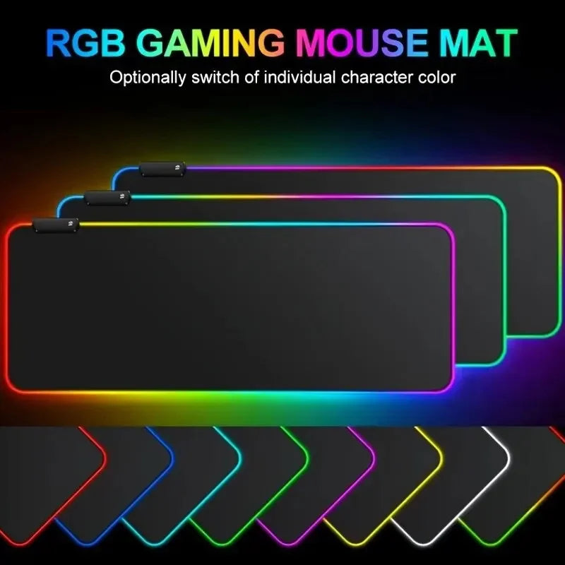 Game G-gta 6 Mouse Pad RGB Luminous 900X400mm Large Table Mat Non-slip Extra Large Game Office Mouse Pad