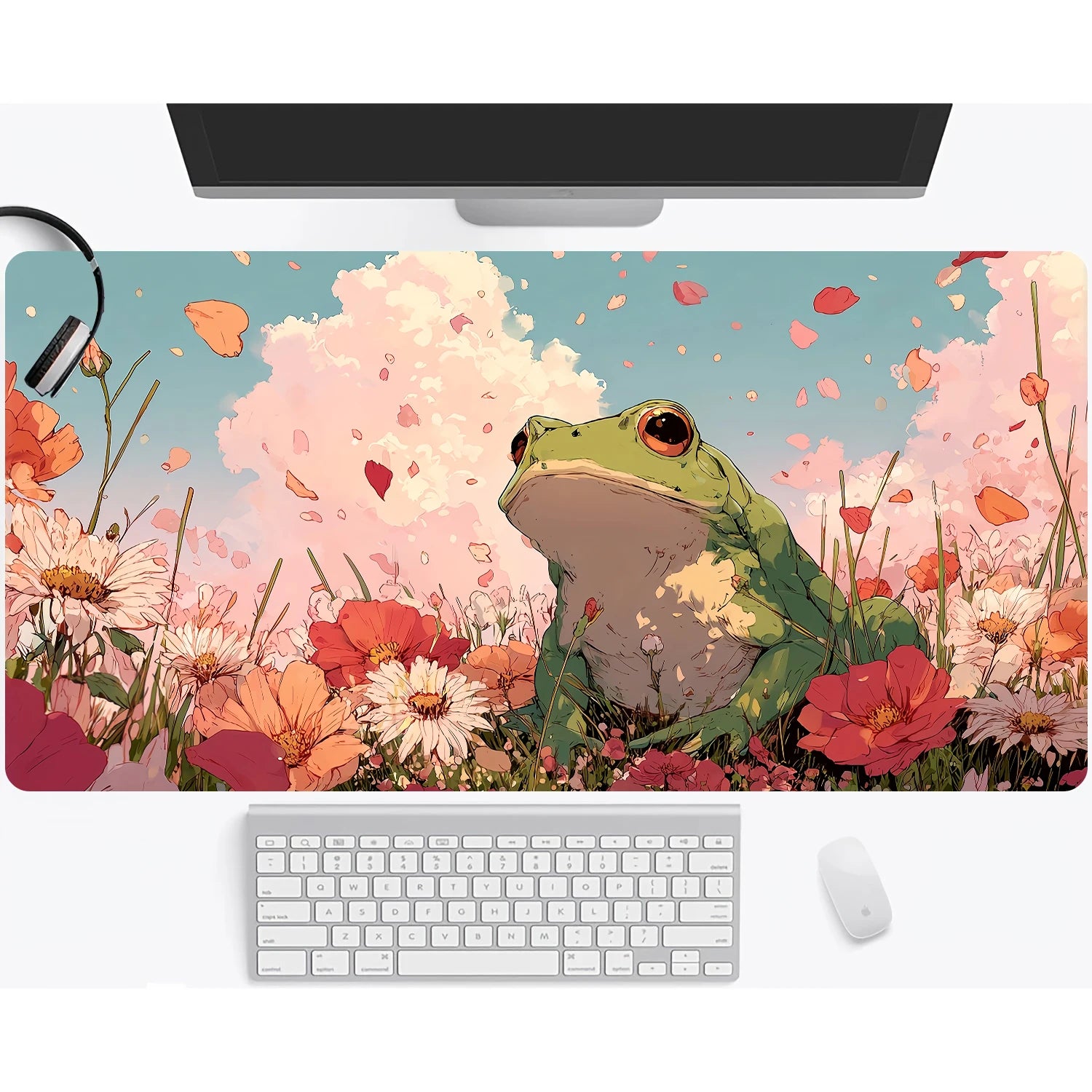 Magic playmat gathering gaming mats Frog Wizard theme anime desk mat Desk accessories 35X60cm mouse mat Raccoon tapete magic mat