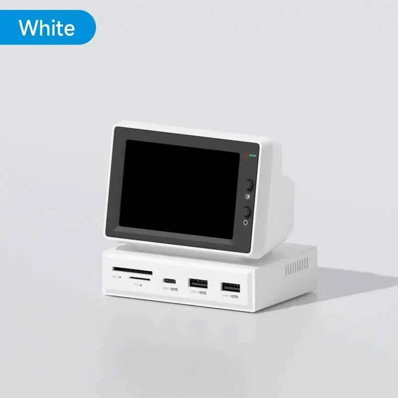 Hagibis 3.5" IPS Mini Screen Docking Station (USB 3.1 Gen2, 320×480 Resolution)