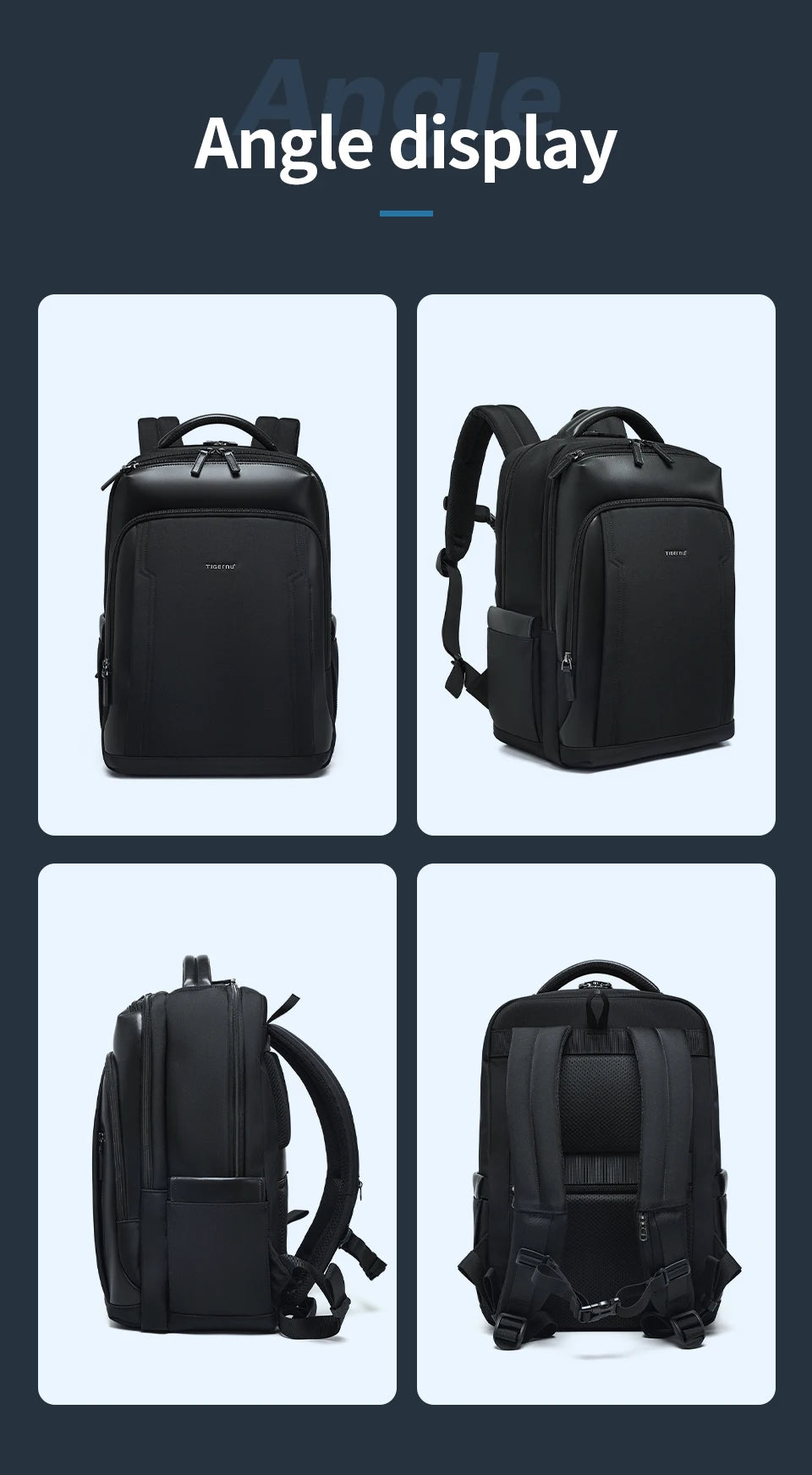 Tigernu Travel Backpacks For Men 14 15.6 17inch Laptop Backpacks Business Backpack Bags For Travel Backpacks Schoolbag knapsack