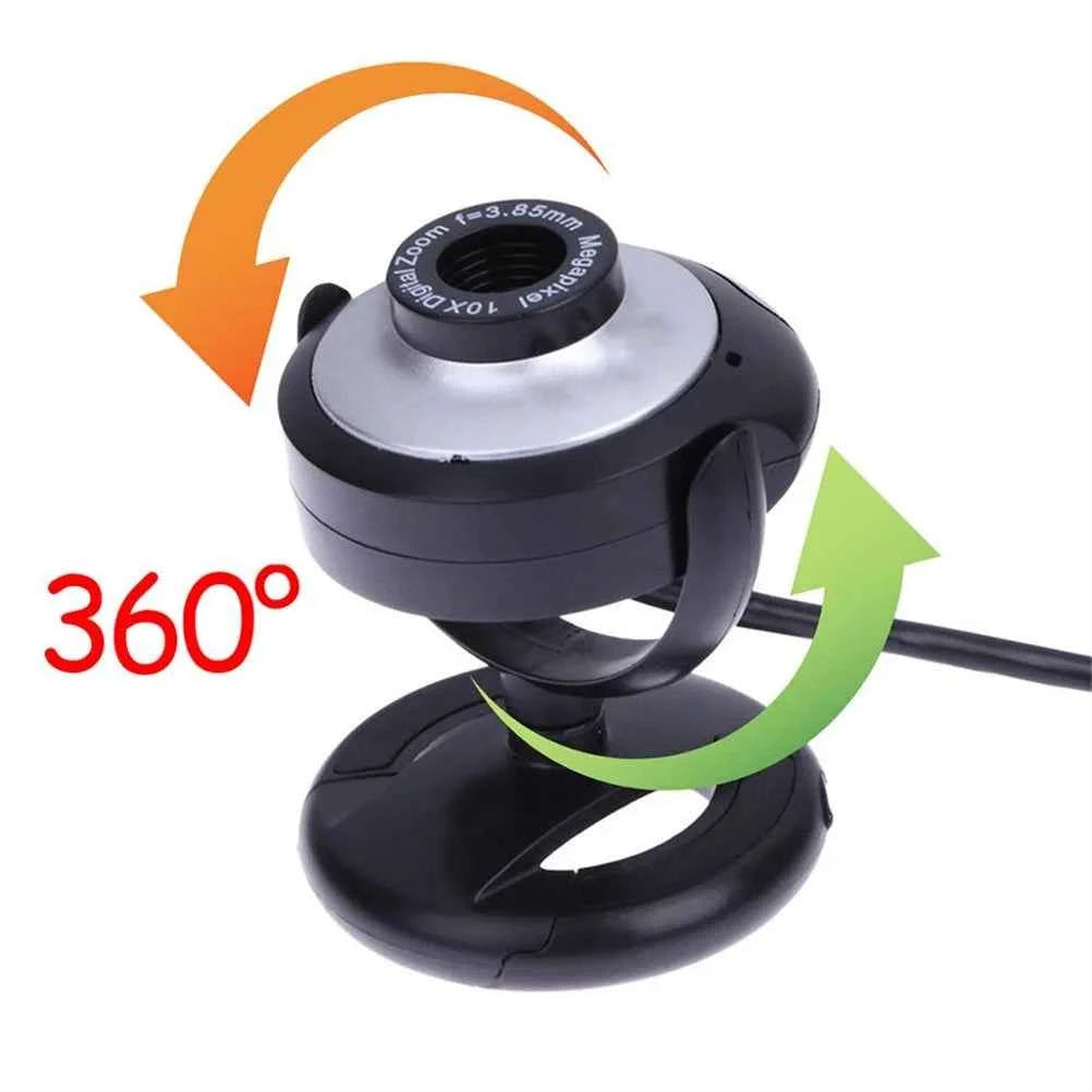 Portable USB Webcam HD Web Camera with Mic Night Vision Web Camera For PC Laptop Video Calling Computer Camera