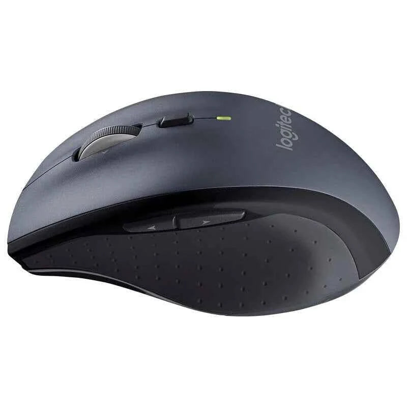 Logitech M705 Wireless Laser Mouse Unifying Receiver Ergonomic Design for PC Laptop Desktop Mac Office Use Computer Peripherals