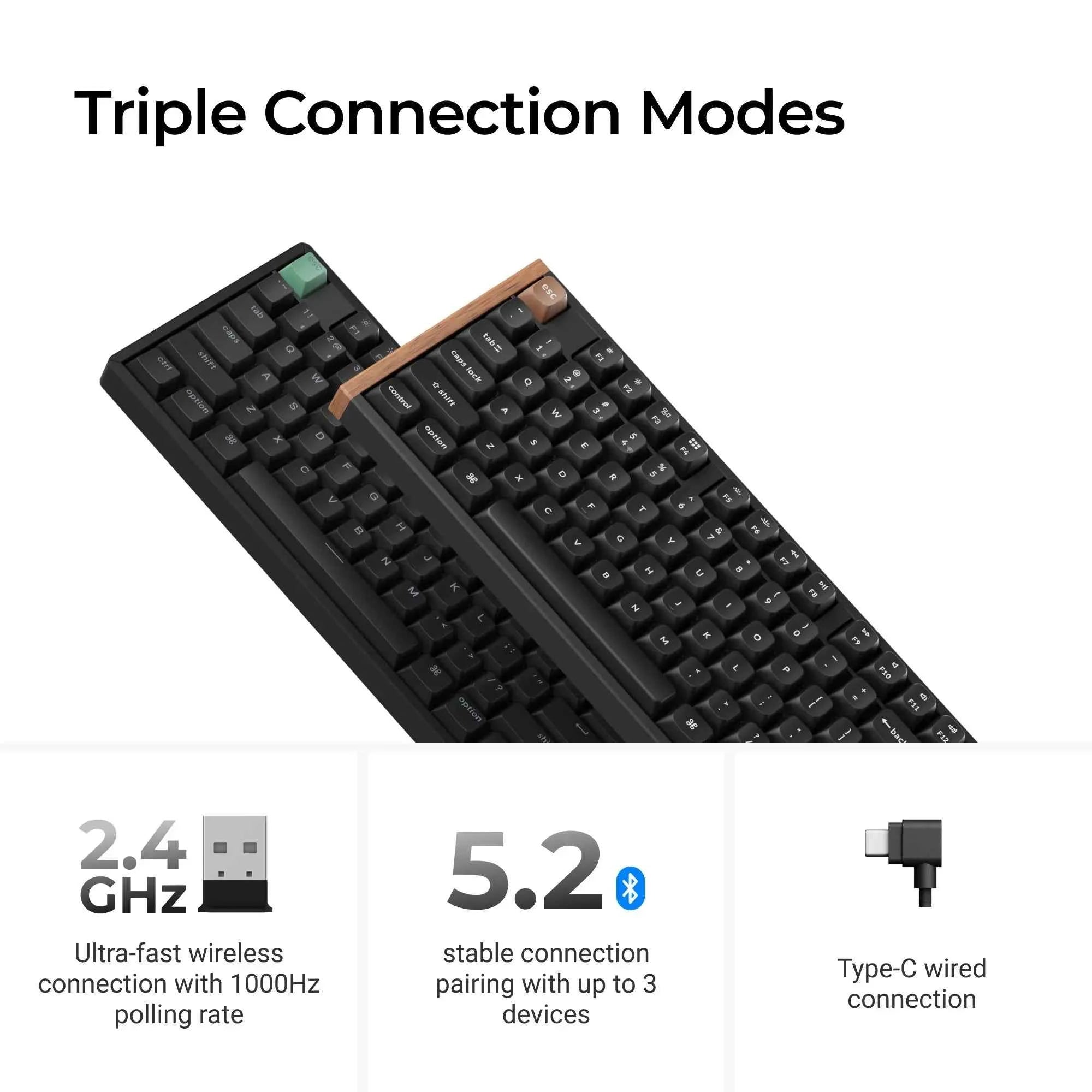 Keychron K10 HE — Magnetic Switch Wireless Mechanical Keyboard