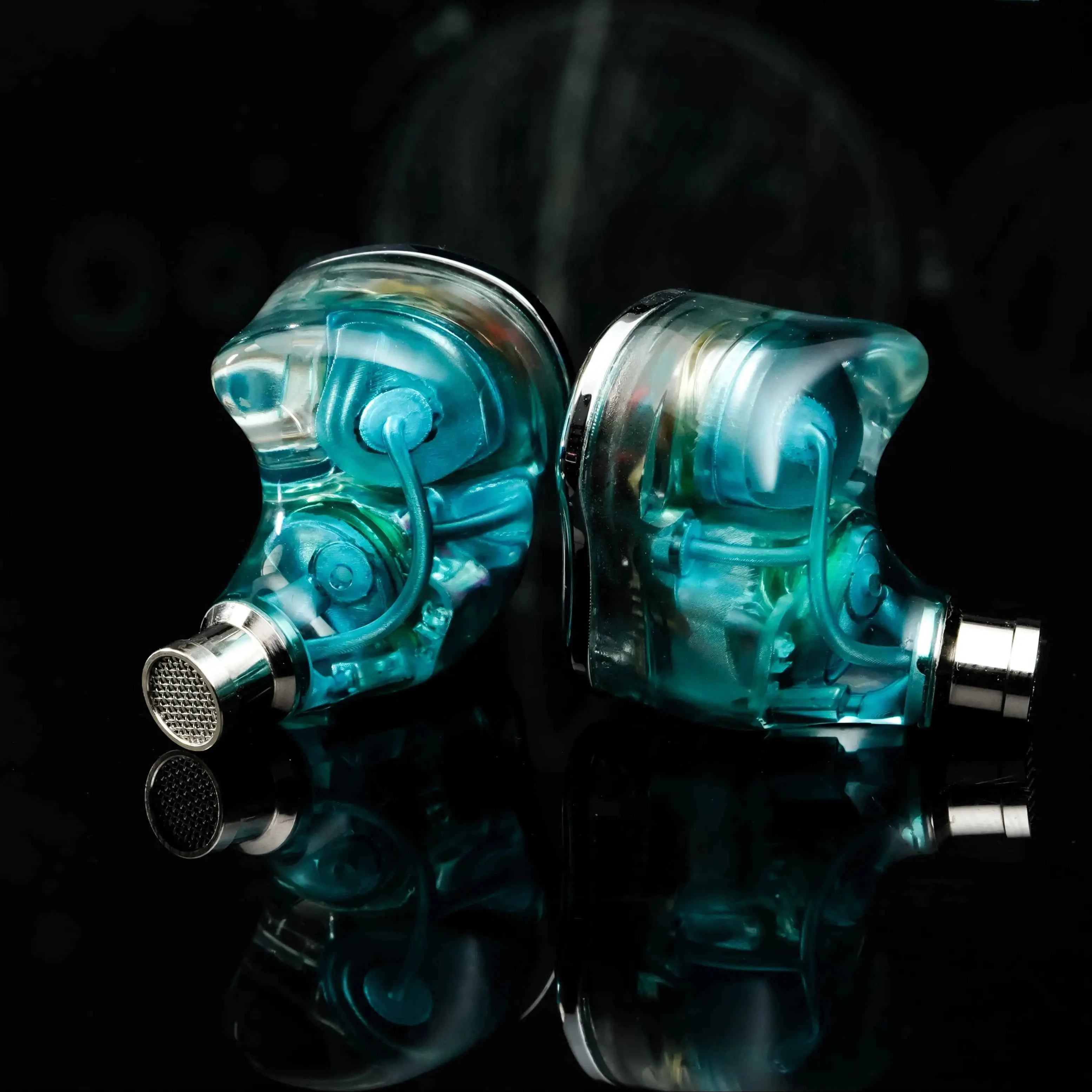 EPZ P40 PZT Ceramic In-Ear Hi-Fi Monitoring Headphones 2DD+1Planar Hybrid Drivers 3.5/4.4 Replaceable Copper Silver-Plated Cable