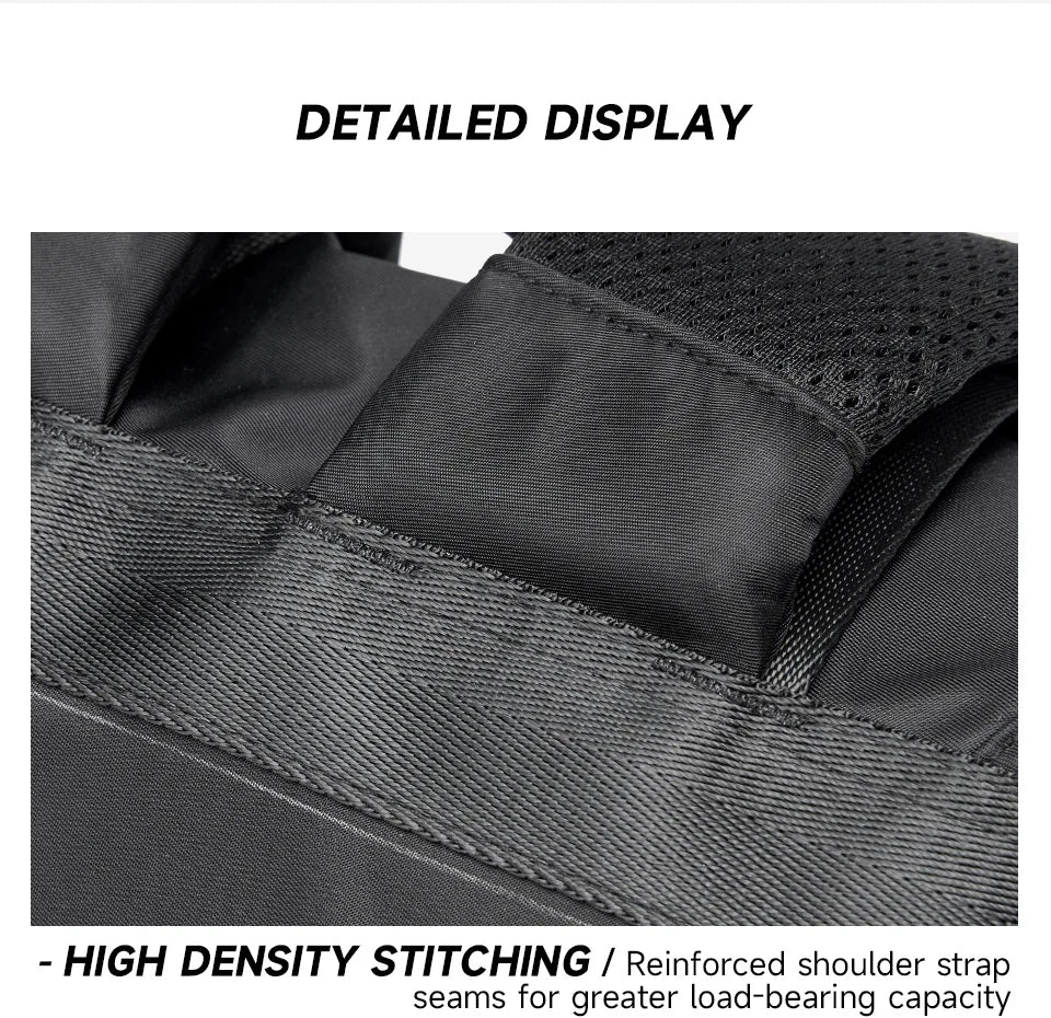 Large Capacity Laptop Backpack Travel Business Men Backpack  Oxford Waterproof With Anti-Theft Zipper Bag Fit Explorer Hiking