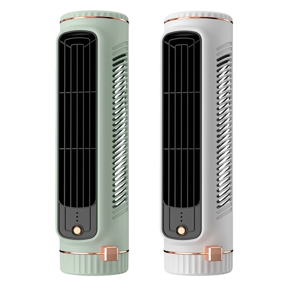 Tower Fan USB Charging Portable Air Conditioner Desktop Cooling Fan Electric Vertical Fan for Home Office