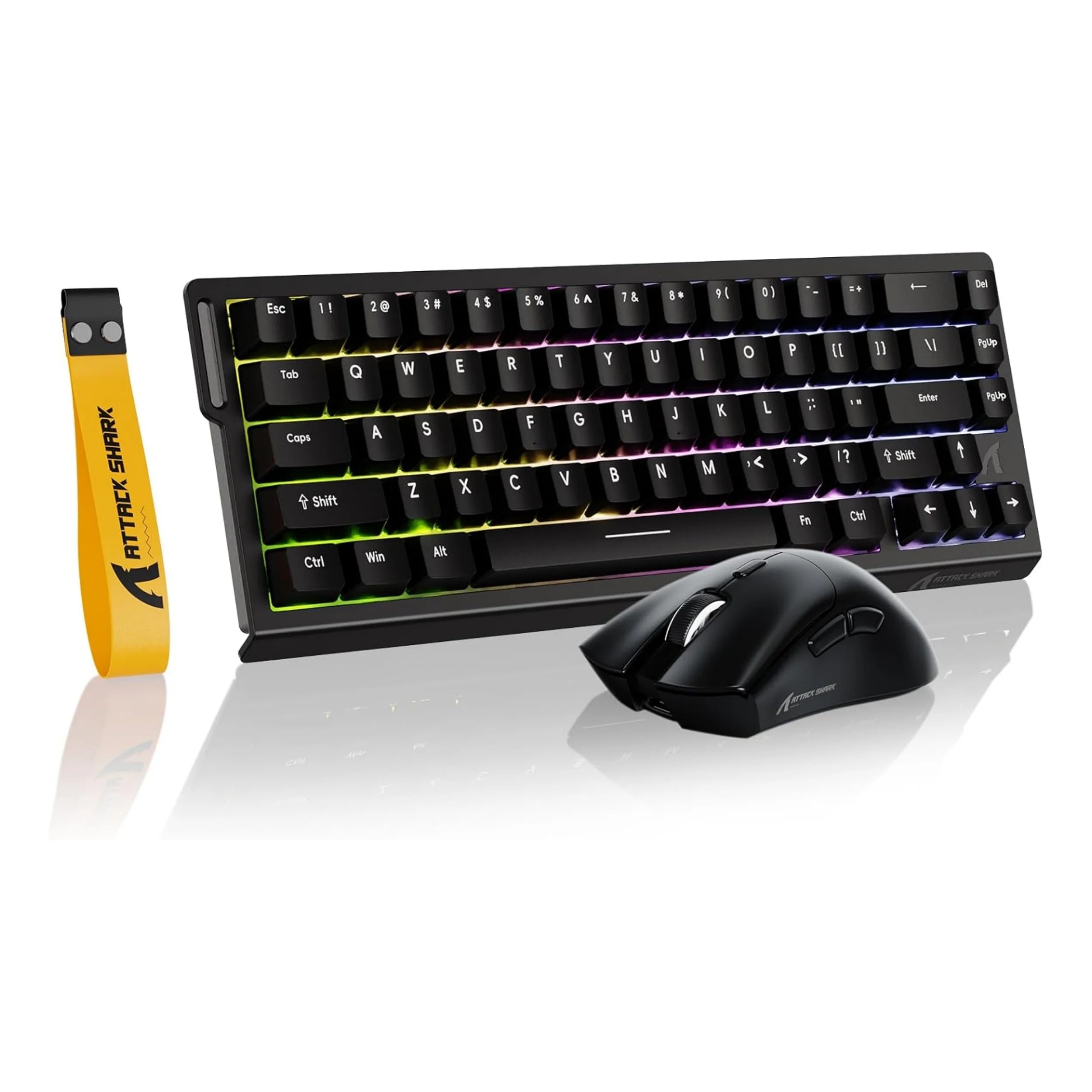 MAMBASNAKE x Attack Shark X68 HE Gaming Keyboard & R1 Mouse Combo,8KHz Magnetic Switch Keyboard