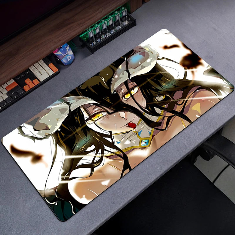 Overlord Mouse Mats Mousepad Large Anime Gaming Accessories Mause Pad Kawaii Carpet Cabinet Keyboard Deskmat коврик для мыши