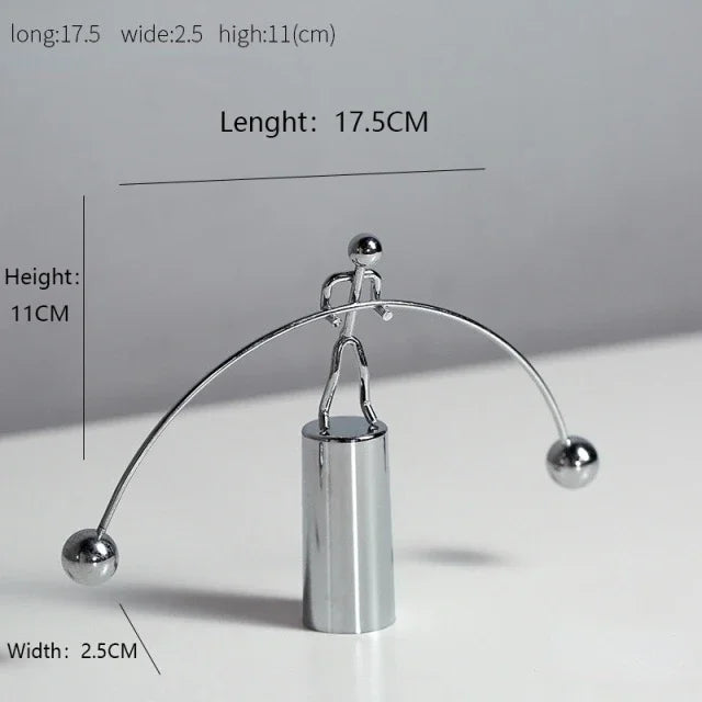 Physics Science Newton Pendulum Nordic Home Decoration Accessories Modern Metal Maglev Balance Balls Office Desk Decor Gifts