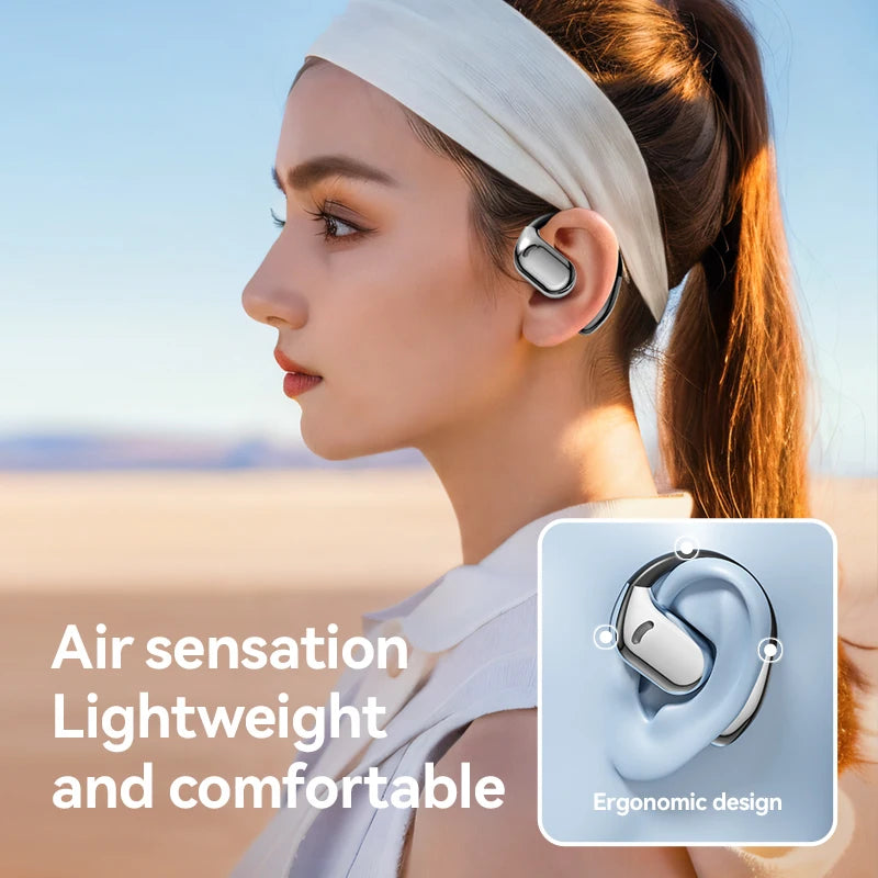 Tecsire Wireless Earbuds OWS Earphones Bluetooth Ear Hook HiFi Stereo Waterproof For Sports Fitness
