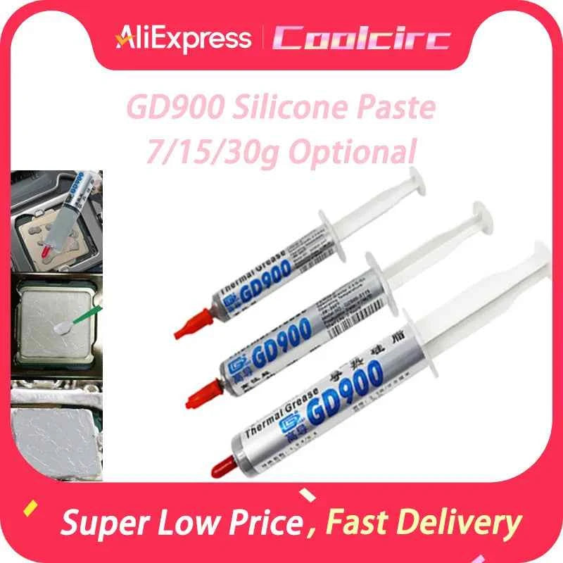 Coolcirc GD900 1g 7g 15g 30g Thermal Grease Paste Conductive High Performance Efficient heat 4.8W/M-K for CPU GPU