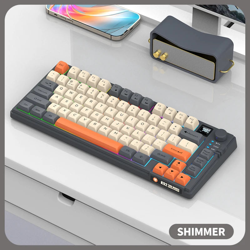 XUNSVFOX K920 Bluetooth Wireless Keyboard Mouse Set Dual Model Laptop Home Office Gaming USB Light Charging