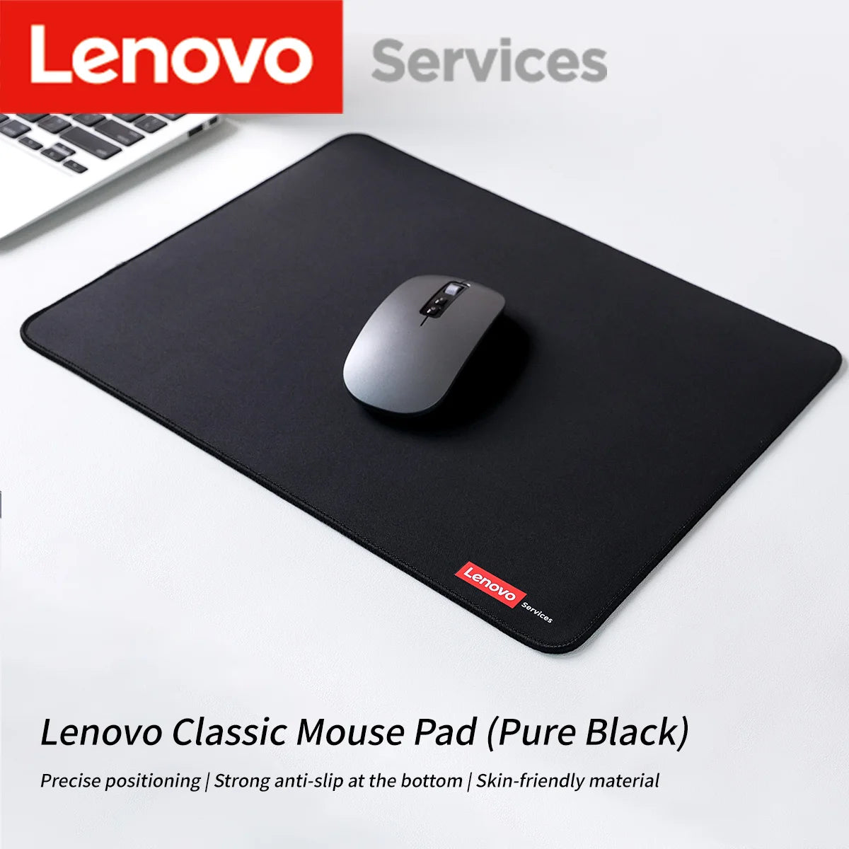 Lenovo E-Sports Gaming Extra-Thick Gaming Mouse Pad Portable Office Keyboard Desk Protector Computer Stain-Resistant Desk Pad