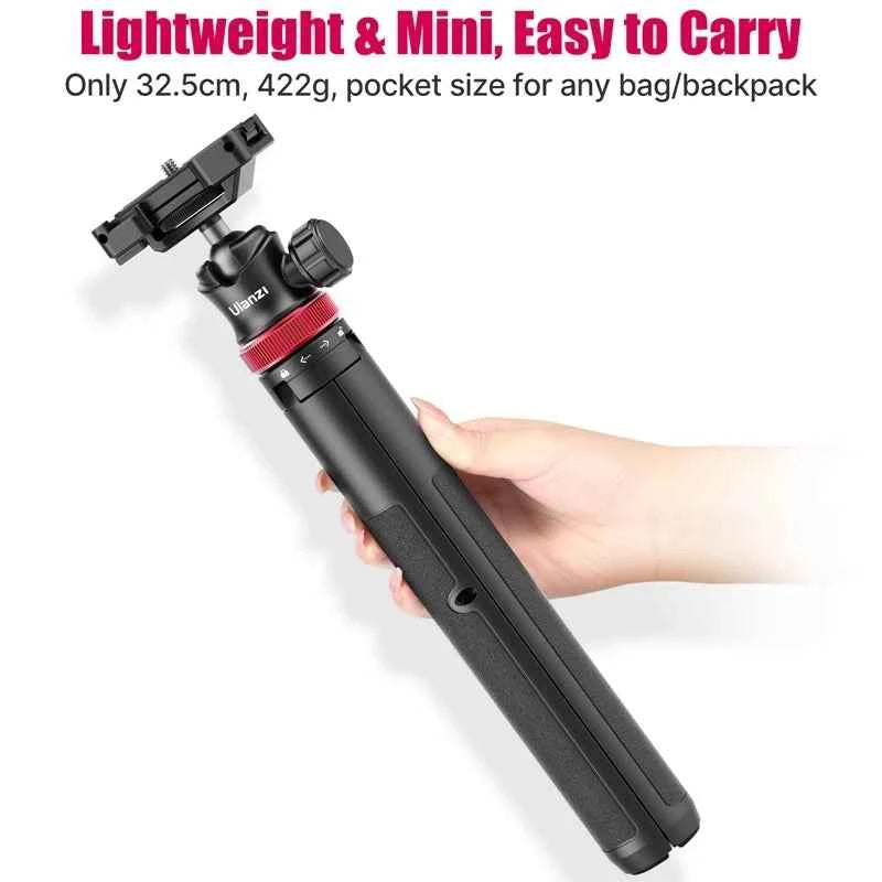 ULANZI TRIPOD MT-44 Tripods Smartphone Vlog Tripods With Cold Shoe Phone Mount Holder For Mobile Tripod Camera Portable SLR