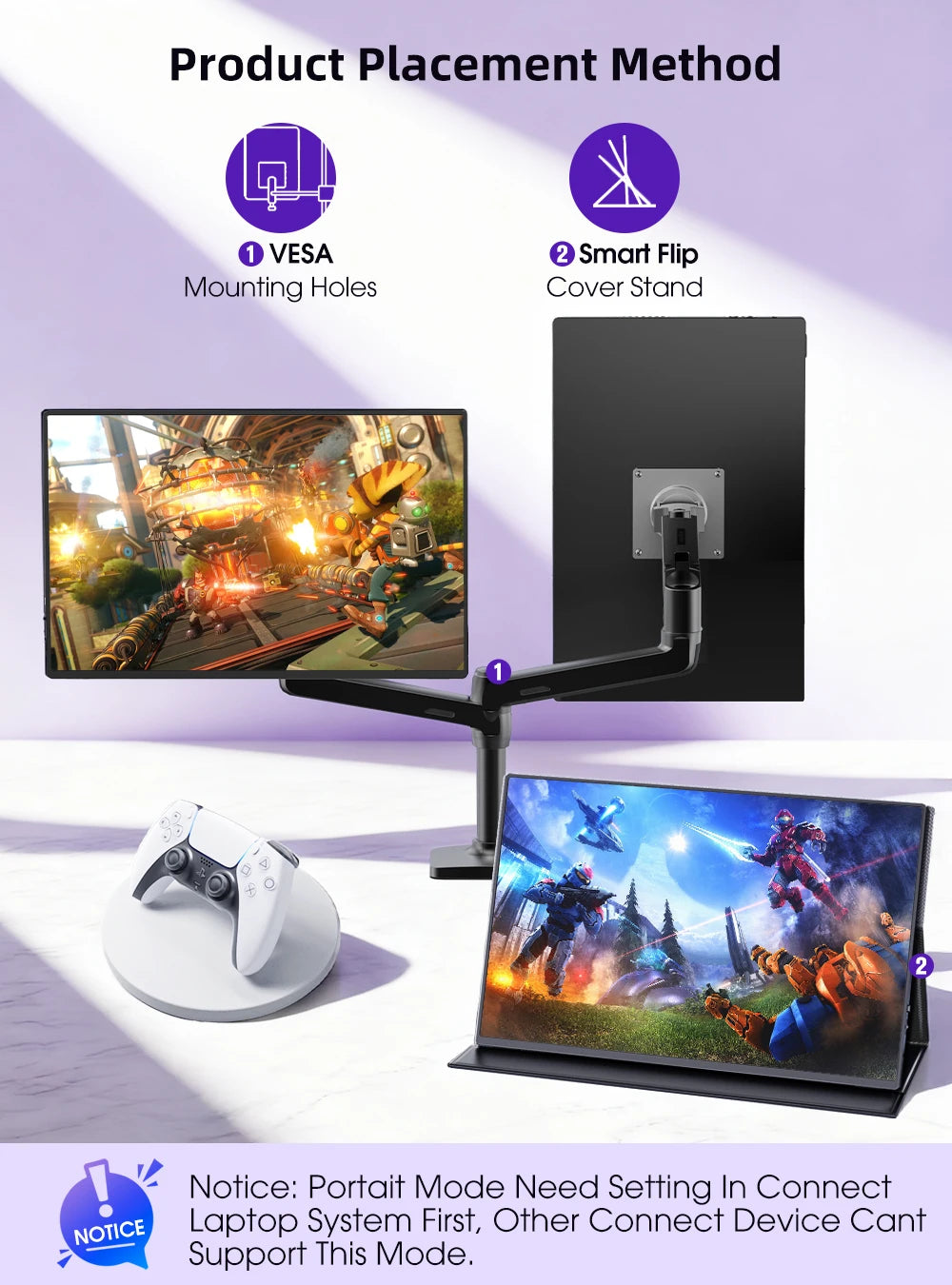 UPERFECT 2.5K Portable Monitor 16
