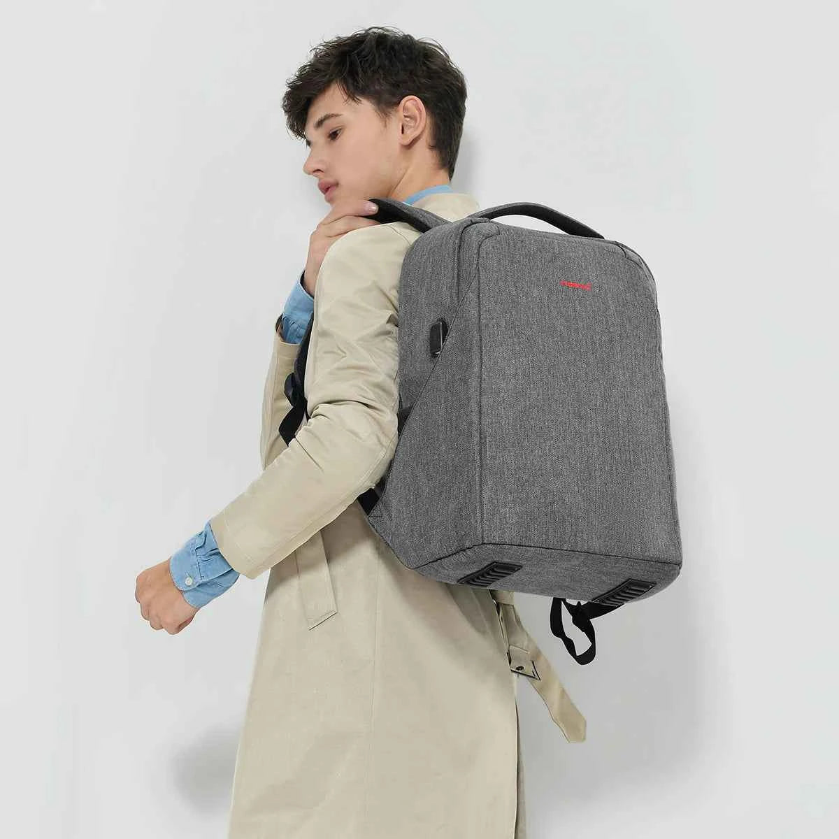 Tigernu Anti Theft Backpack Men USB Port Computer Backpacks For Men Bagpack Schoolbag 15.6inch Backpack Bags Travel Bag Knapsack