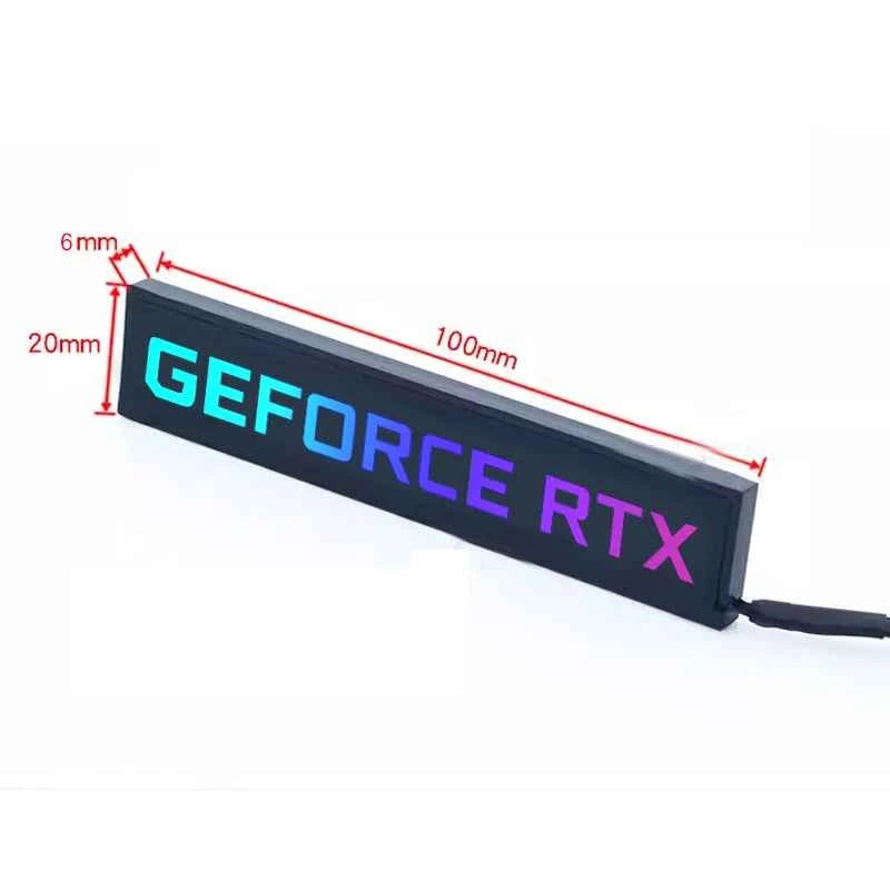 FREEZEMOD RGB GPU Side Panel NVIDIA/ AMD Video Card VGA Light Board Plate Faith Lamp for PC Cabinet Decoration AURA SYNC
