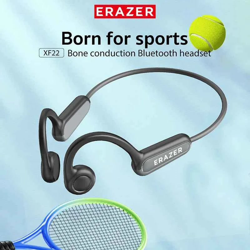 ERAZER XF22 Earphone Bluetooth 5.4 Sports Wireless Headphones Bone Conduction Headsets with Mic Neckband headphones