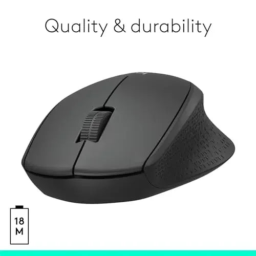 Logitech Compact 2.4G Wireless Silent Mouse M330 M331 Ergonomic Plug and Play for Desktop Computer PC Optical Mouse