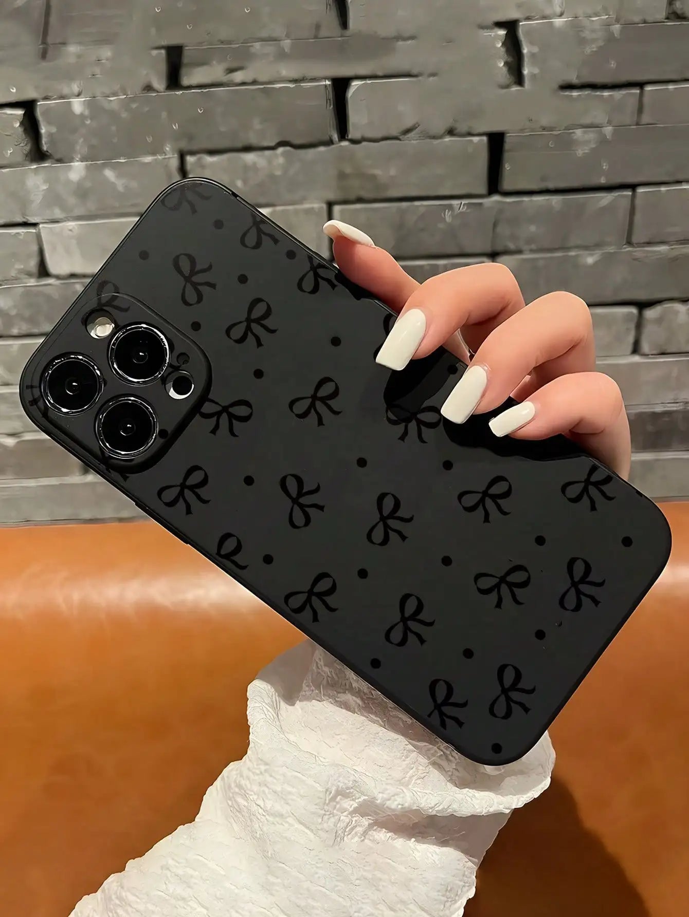 Cartoon Teeth Pattern All-Inclusive Mobile Phone Case With Built-In Lens Film Hard Shell Simple Creative Mirror Mobile Phone Case Suitable For IPhone 16/15/14/13/12/20 Pro Max Plus Anti-Fall Mobile Phone Case,Suitable For IPh