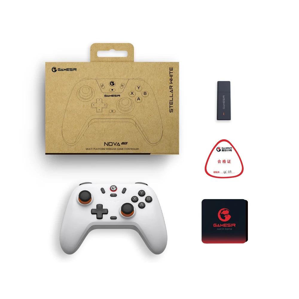 GameSir Nova Lite Wireless Bluetooth Switch Controller Hall Effect Joystick for Nintendo Switch iPhone Android Phone Gamepad