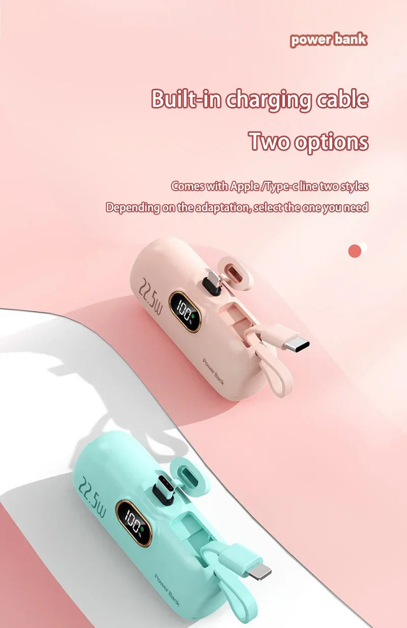Lenovo Mini Convenient Mobile Power Bank 30000mAh Portable Fast Charging Suitable For iPhone For Samsung External Battery 2026