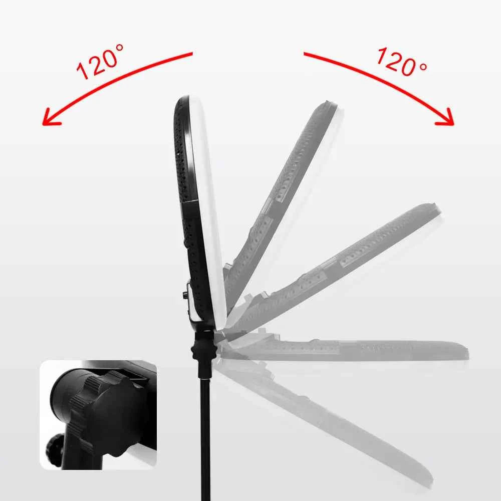 18inch FE480 96W LED Ring Light with Tripod And Remote Control Bi-color Video Lamp for Makeup Beauty Salon Photography Studio