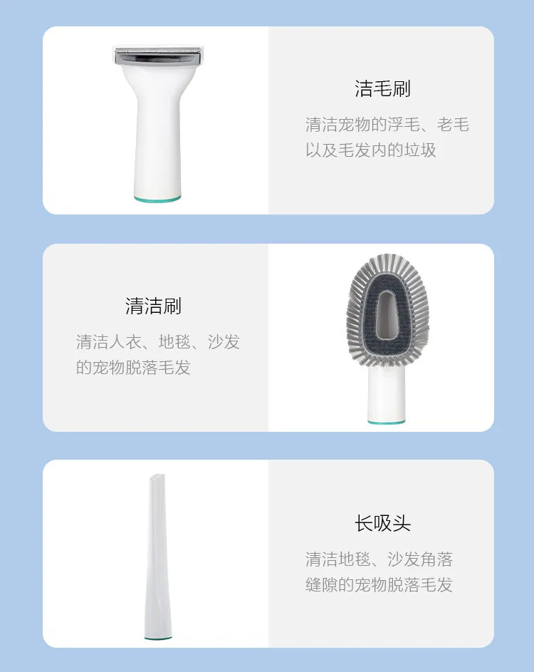 7-in-1 Multifunctional Pet Grooming Kit, Vacuum, Trimmer & Shaver All in One for Dogs & Cats