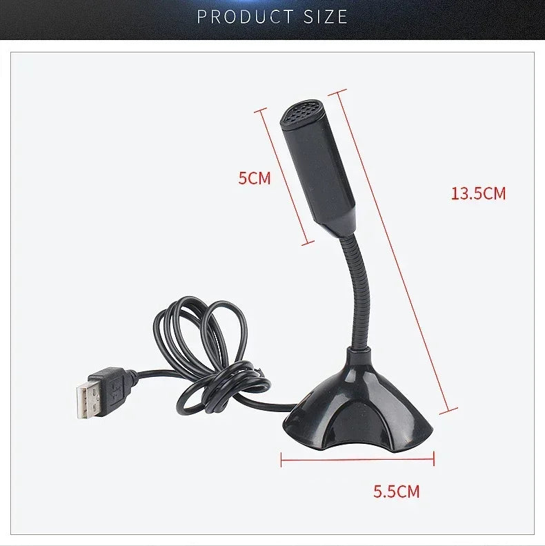 Lenovo USB Microphone For Laptop And Computers Adjustable Studio Singing Gaming Streaming Mikrofon Stand Mic With Holder Desktop