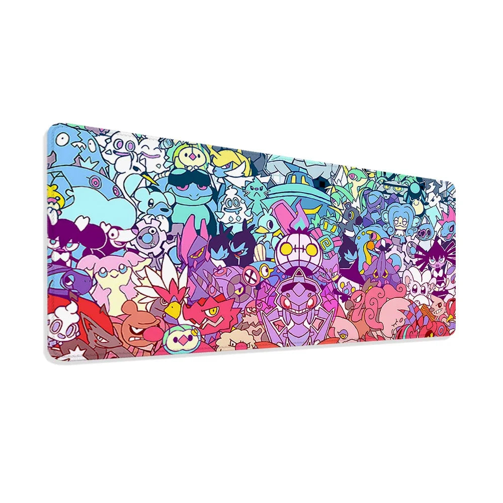 New Pokemons Mouspad Deskmat Kawaii Cute Gaming Mats Pad to Computer Offices Mousepad Gamer Mouse Carpet Mausepad Big Mousepepad