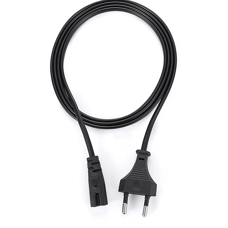 1.5M EU Power Cable 2pin IEC320 C7 Power Extension Cord For Dell Laptop Charger Canon Epson Printer Radio Speaker PS4 XBOX One - WinSupport Tech