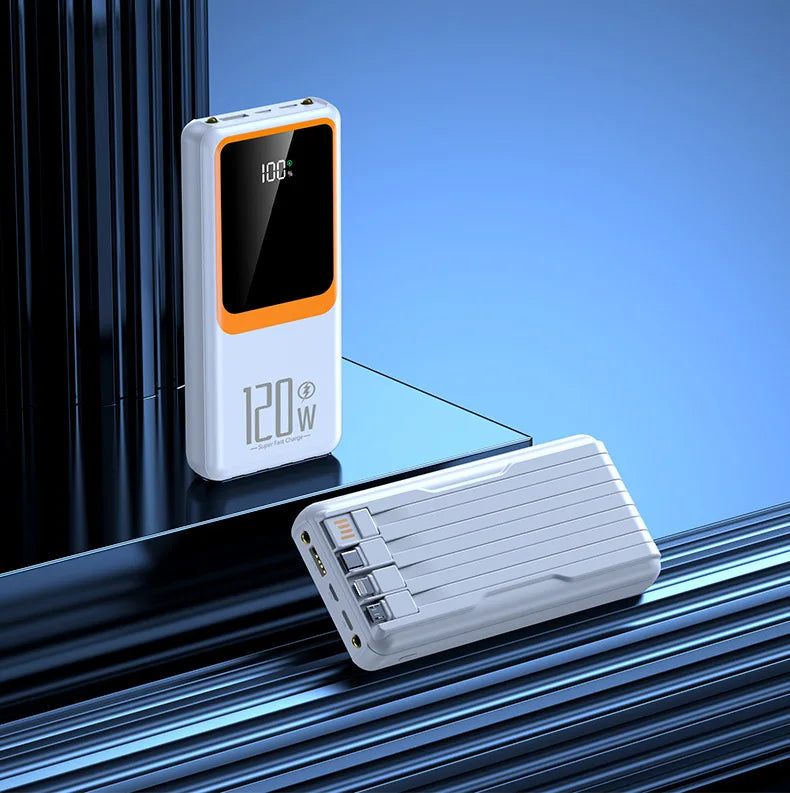 High Capacity Outdoor Portable Power Bank Universal Charger for IPhone Samsung Xiaomi Android Mobile Phones