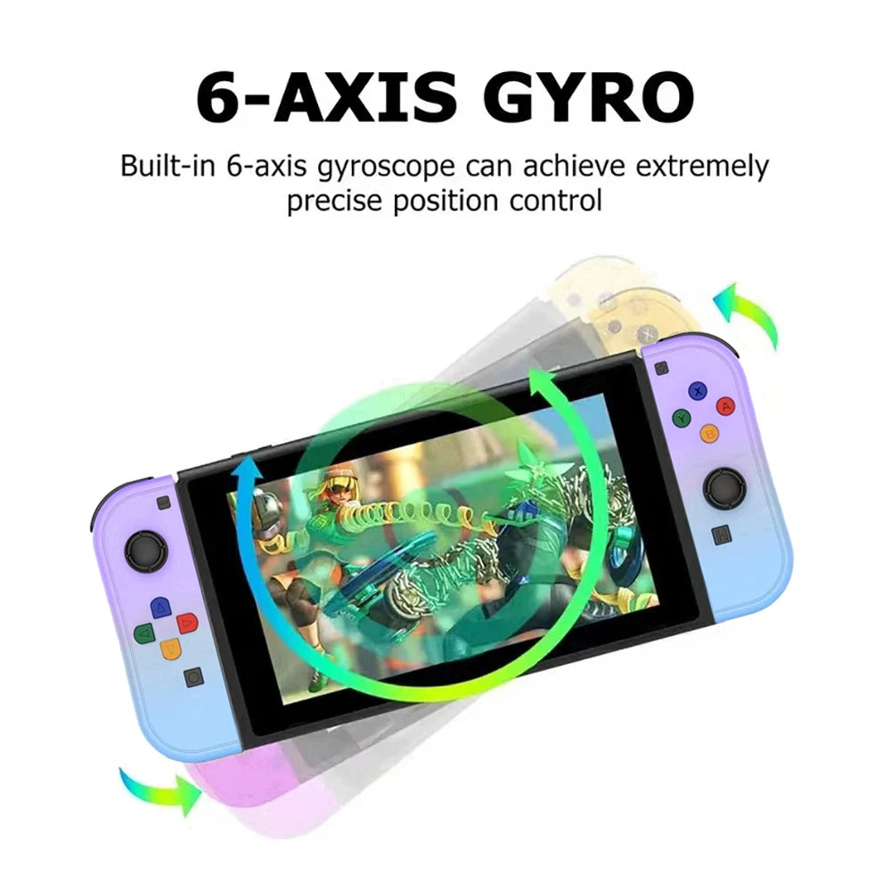 Joy Pad Joycons Gamepad for Nintendo Switch Joystick Bluetooth Wireless Game Controller Joystick with Trubo Video Game Consoles
