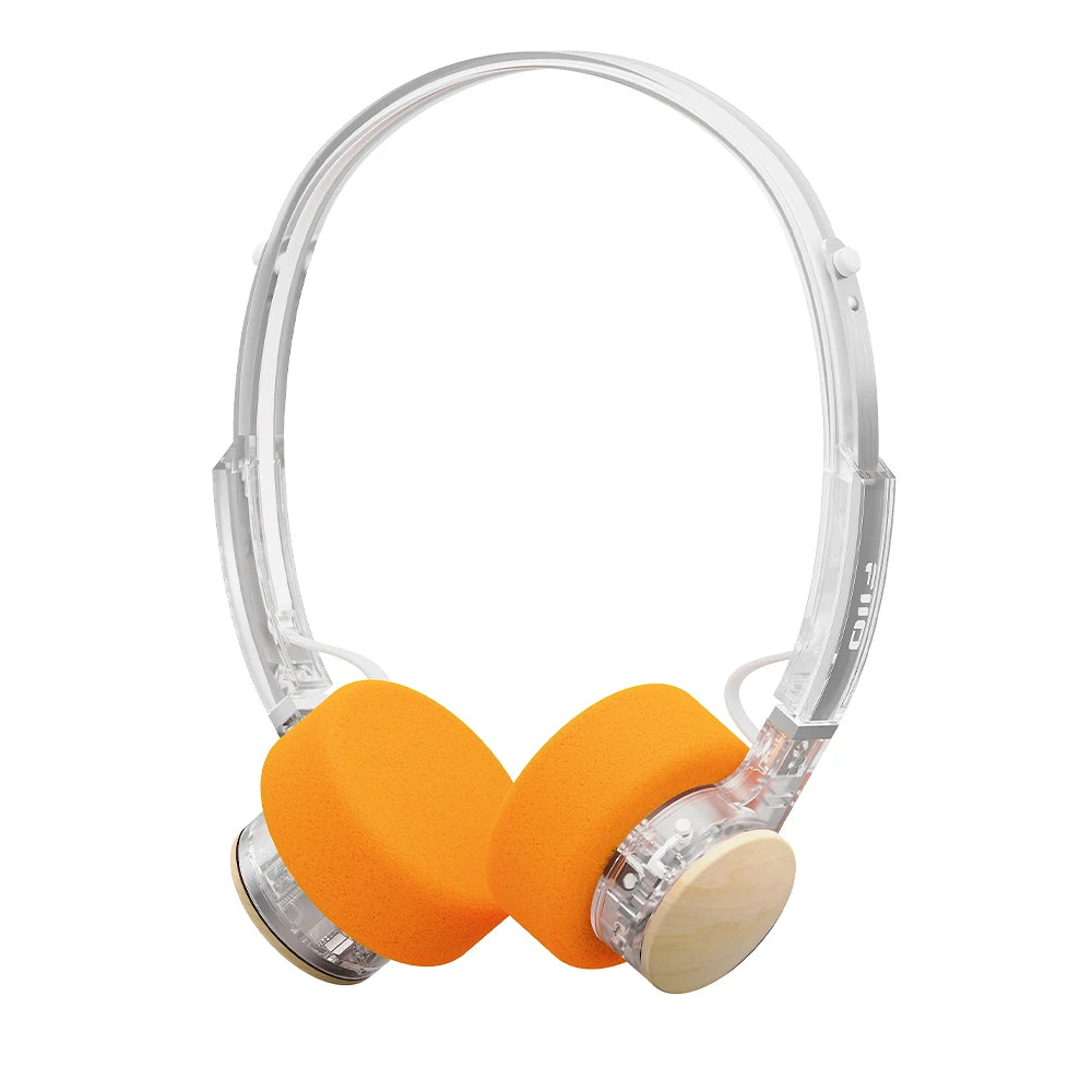 FIIO EH11 On-Ear Bluetooth Headphones, Powerful Bass & LDAC Hi-Res Audio, Lightweight Retro Design, 30H Battery, Dual Device & A