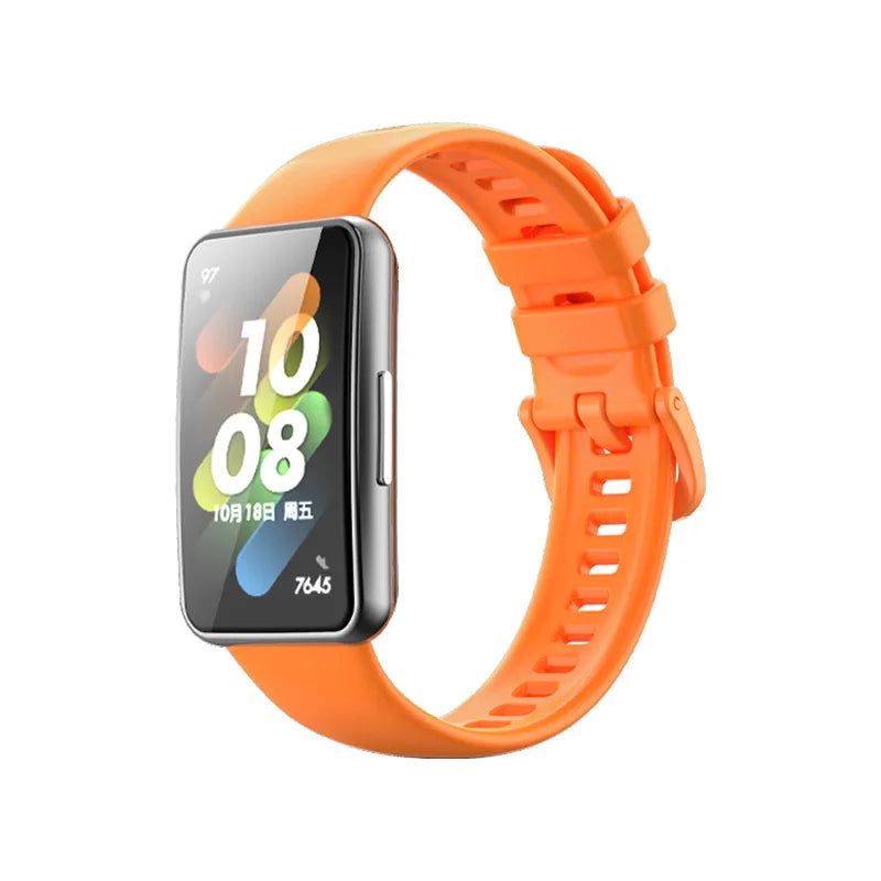 Silicone Strap For Huawei Band 8 Strap Accessories SmartWatch Replacement watchband Wristband correa bracelet for Huawei Band 8