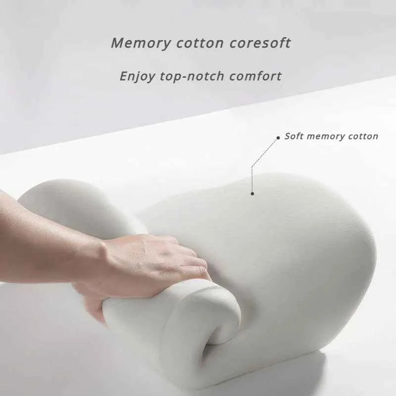 1pc Memory Foam Office Chair Cushion with Lumbar Support,for Back Pain,Washable Cover,Computer Desk Chair Pain System