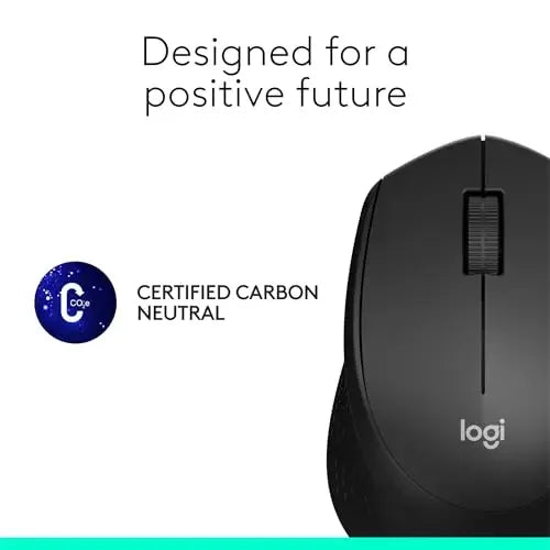 Logitech Compact 2.4G Wireless Silent Mouse M330 M331 Ergonomic Plug and Play for Desktop Computer PC Optical Mouse
