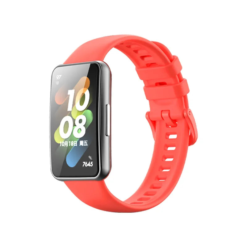 Silicone Strap For Huawei Band 8 Strap Accessories SmartWatch Replacement watchband Wristband correa bracelet for Huawei Band 8