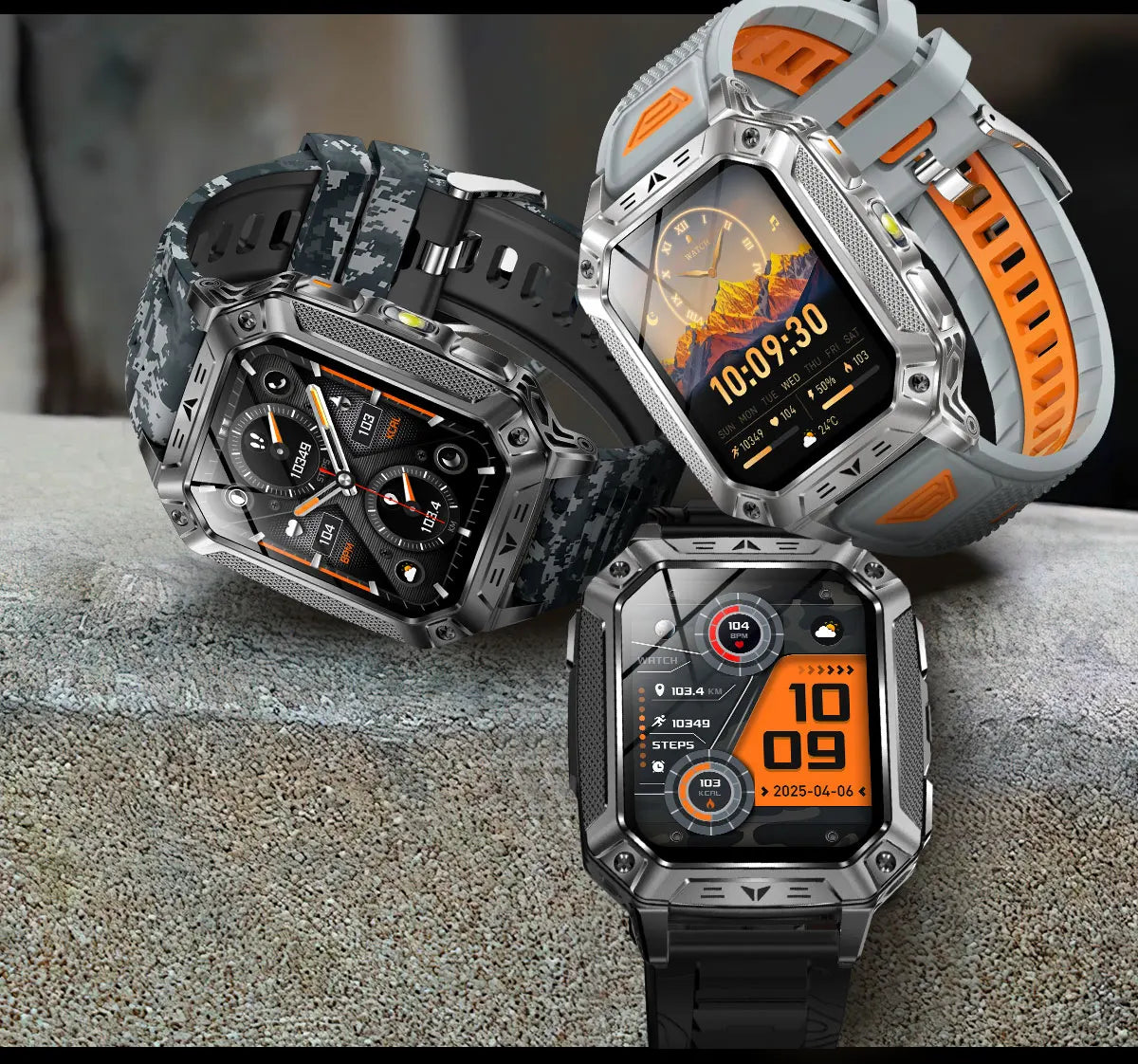 TANK Ultra 2026 1400mAh Military GPS Smart Watch Men 200Day Standby Rugged Tactical Watch 10ATM Diving SOS Satellite Alert Clock