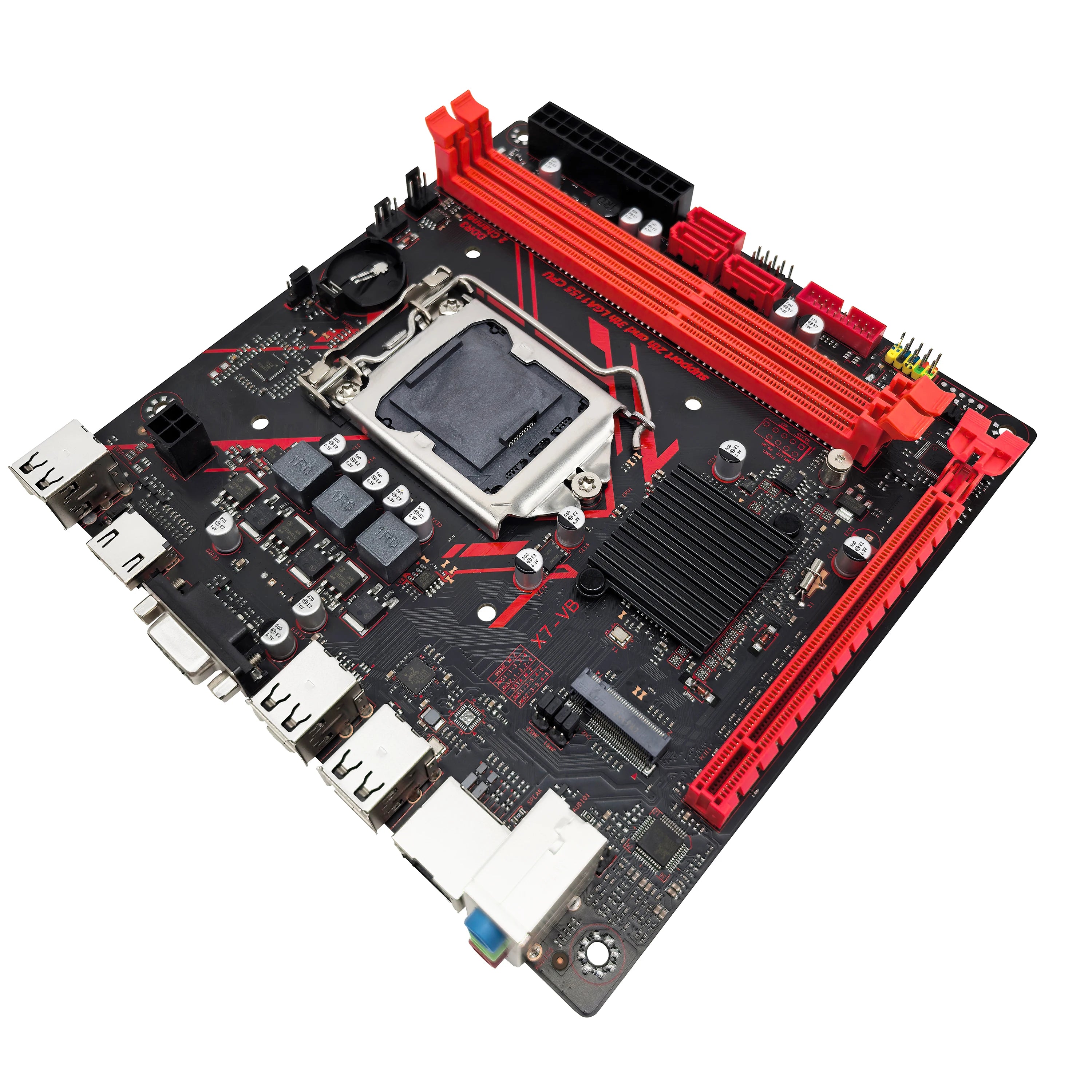 ZSUS H61 Motherboard LGA 1155 Desktop Motherboards Support DDR3 RAM With NVME M.2 Interface USB2.0 SATA2.0