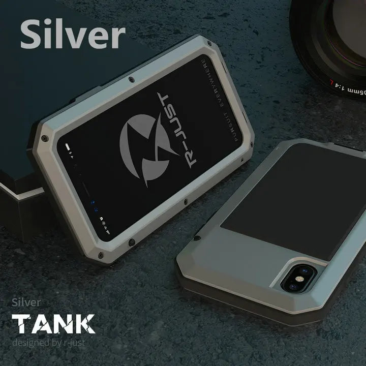 Armor Metal Aluminum Shockproof Phone Case for iPhone 14 13 11 12 Pro XS MAX mini SE XR 6 6S 7 8 Plus X Outdoor Military Cover
