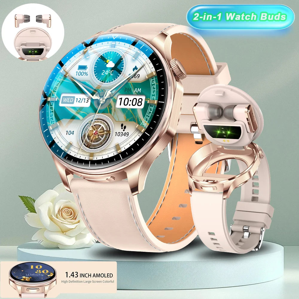 2026 new 2-In-1 TWS Headset Smart Watch 1.43