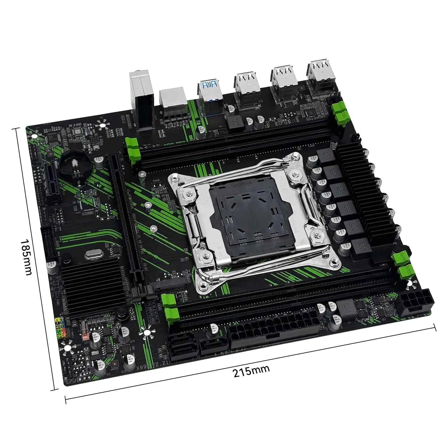 MACHINIST X99 Motherboard X99 PR9 Support TPM2.0 LGA 2011-3 Intel Xeon E5 V3&V4 CPU DDR4 RAM SATA/NVME M.2 Slot USB3.0