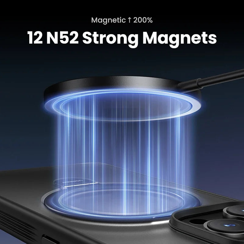 Magnetic Stand Case for iPhone 15 Pro Max Shockproof Cover for iPhone 15 Pro Case with Kickstand Ring