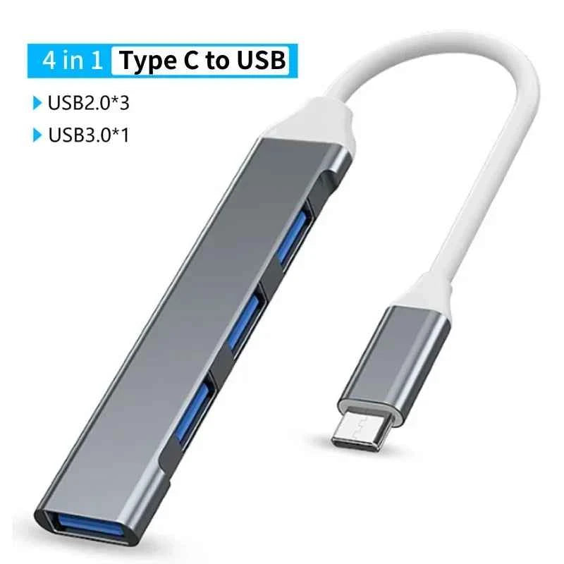 USB C Hub Type C 3.0 Adapter to 4K HDMI SD TF Card PD Fast Charge Splitter Docking Station Hub for Phone MacBook Computer